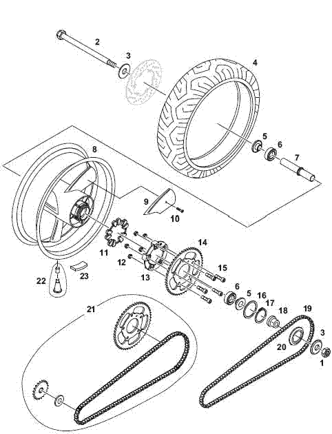 Kettensatz TUNING 16x49  (428 O- Ring Esjot VerstÃ¤rkt 126) RT Alurad