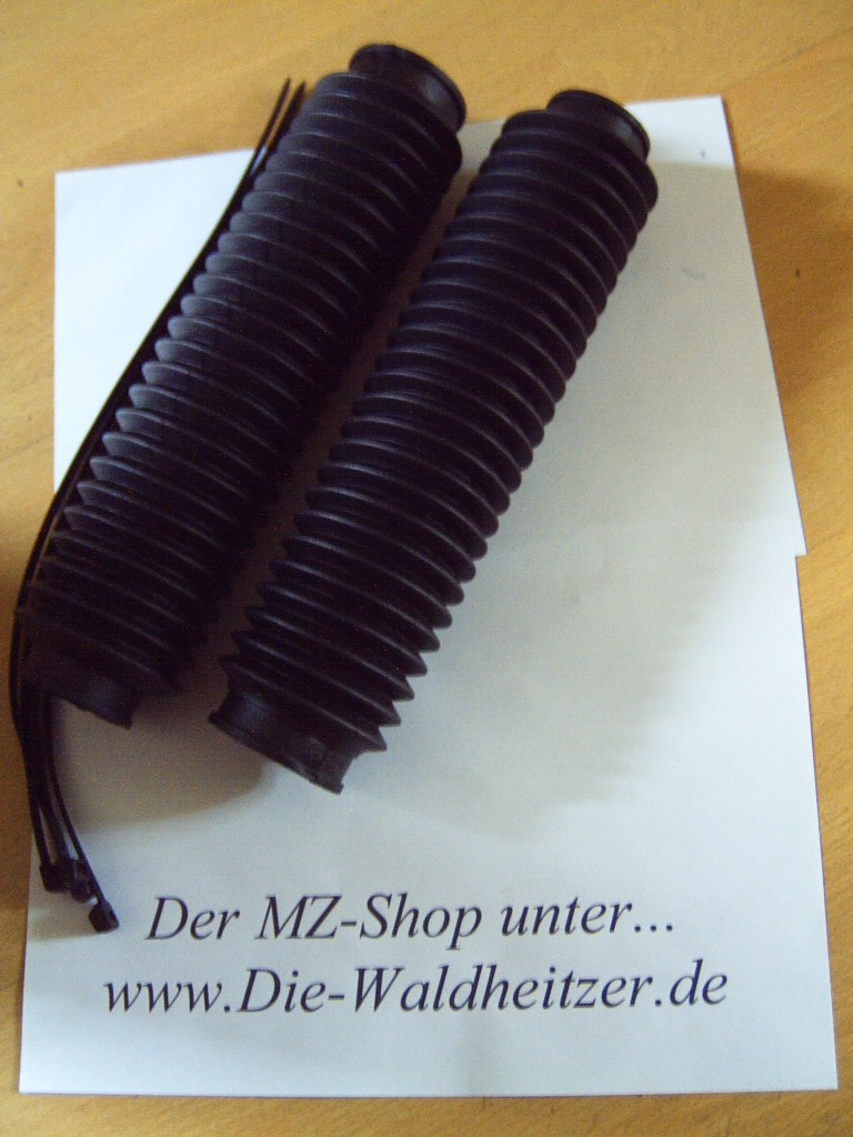 Set-Gabelschutz Faltenbalgsatz schwarz SM SX