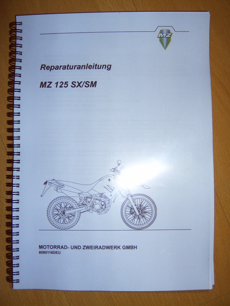Reparaturhandbuch SM SX 125 Reparaturhandbuch SM SX 125