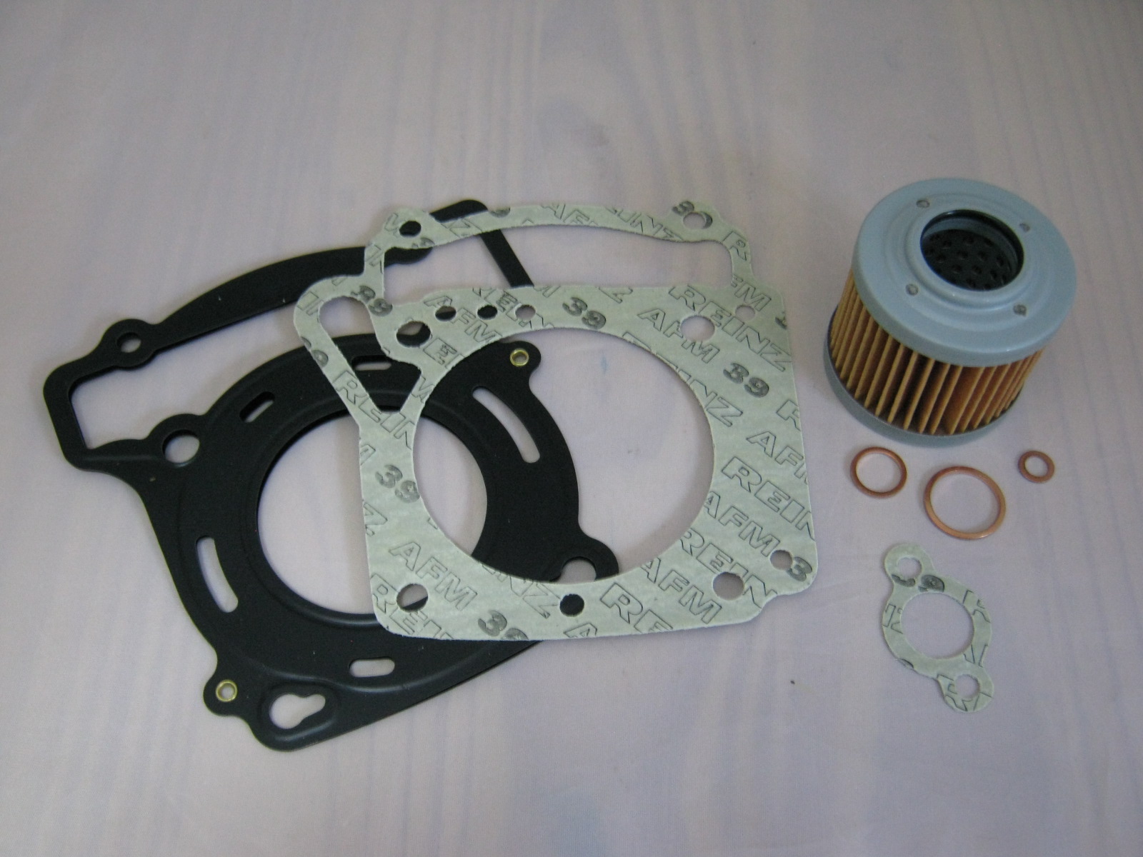 Set-Zylinderdichtungen, Dichtung Kettenspanner, Ölfilter Set-Zylinderdichtungen, Dichtung Kettenspanner, Ölfilter