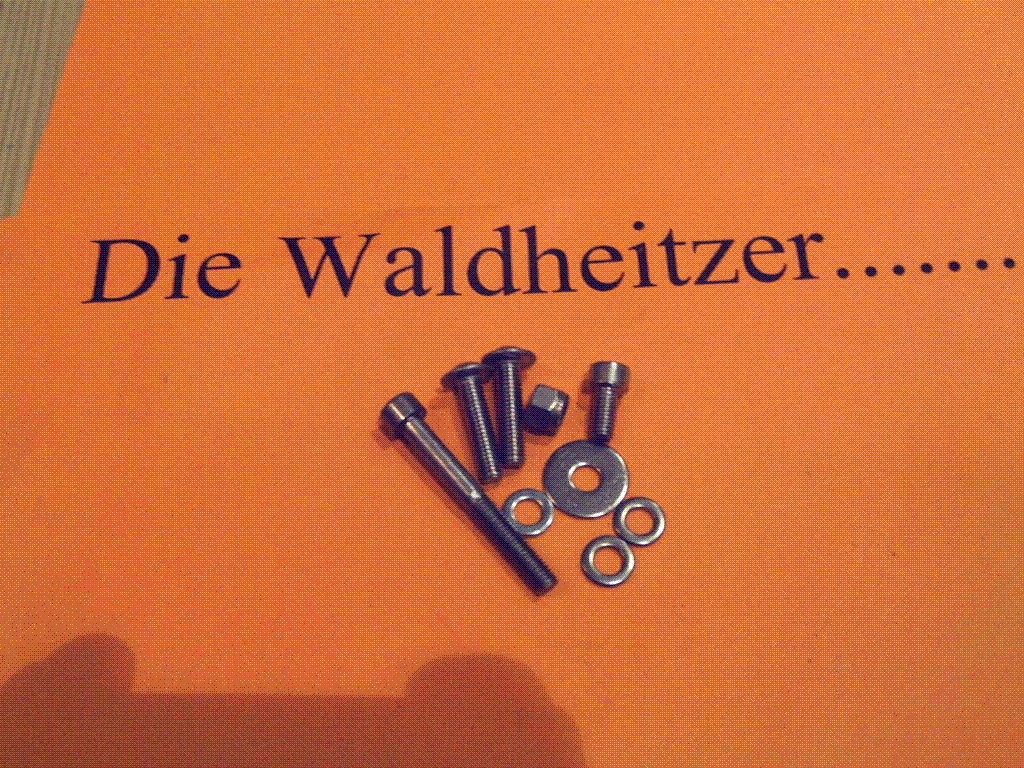 Edelstahlschraubensatz Hauptbremszylinder hinten Edelstahlschraubensatz Hauptbremszylinder hinten