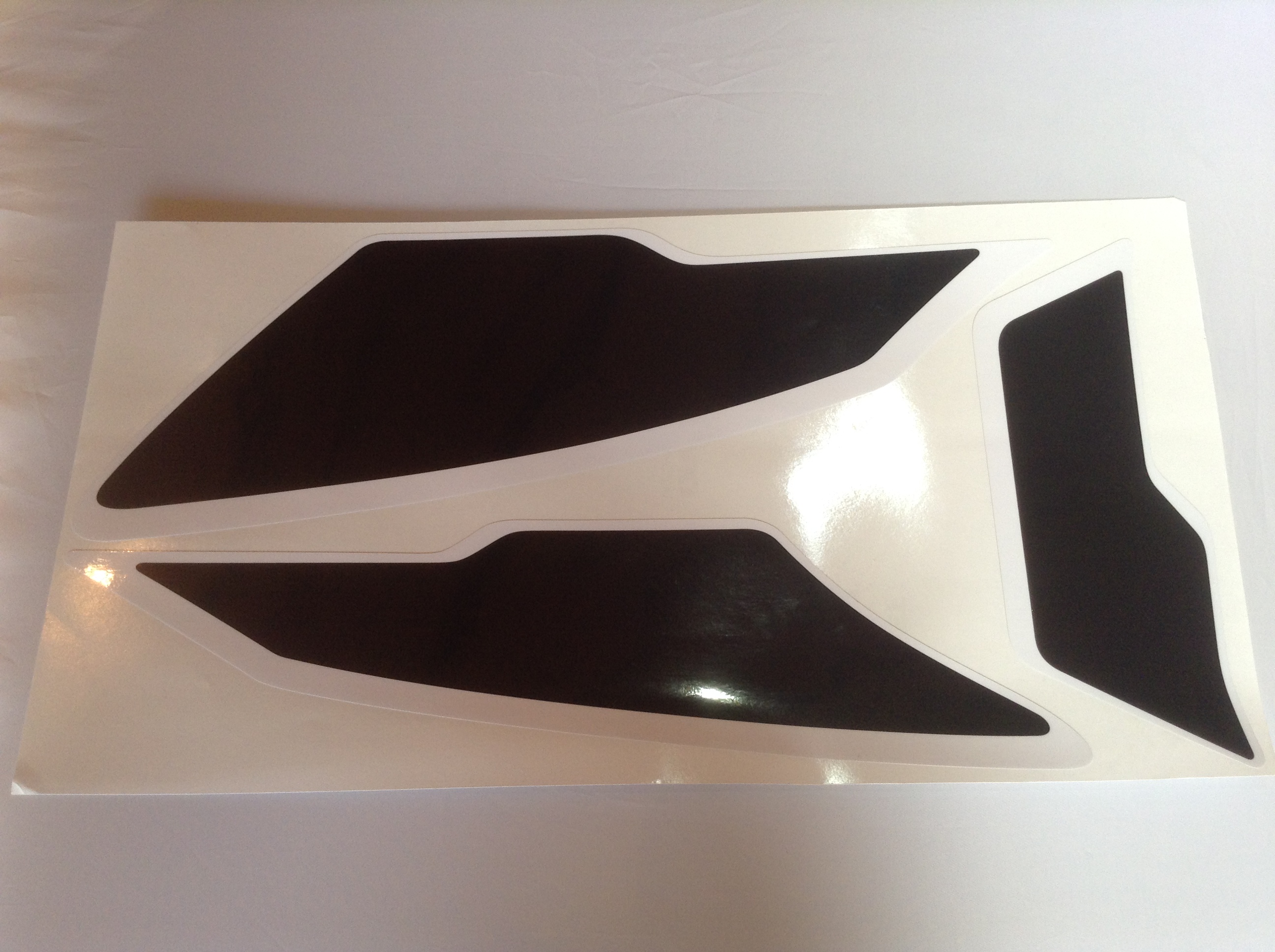 Dekor Satz fÃ¼r Seitenheckverkleidung & Frontmaske schwarz weiÃŸ