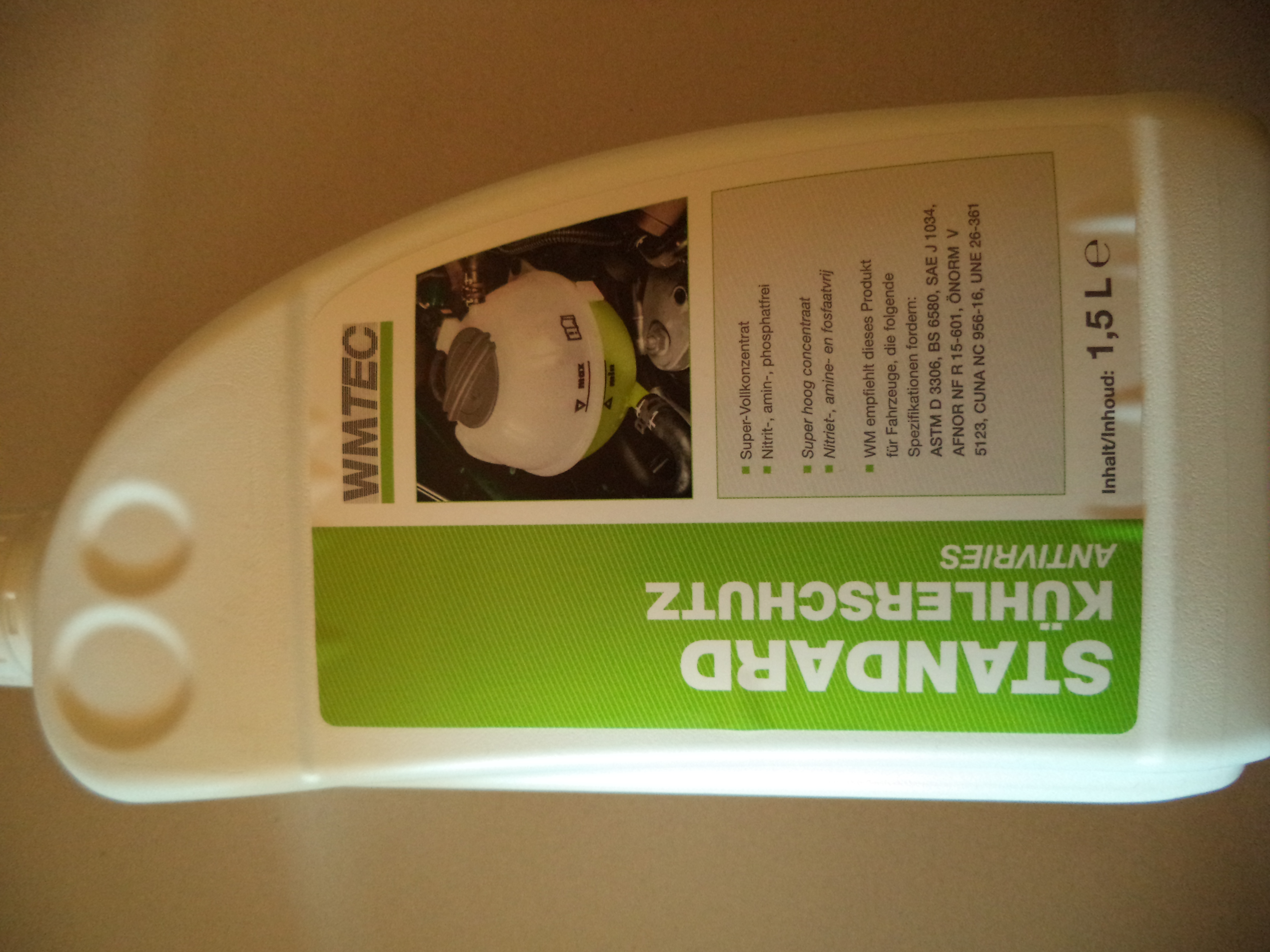 Kühlmittelzusatz 1,5l gelb Kühlmittelzusatz 1,5l gelb