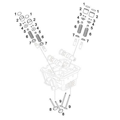 Einlaßventil 125er Einlaßventil 125er