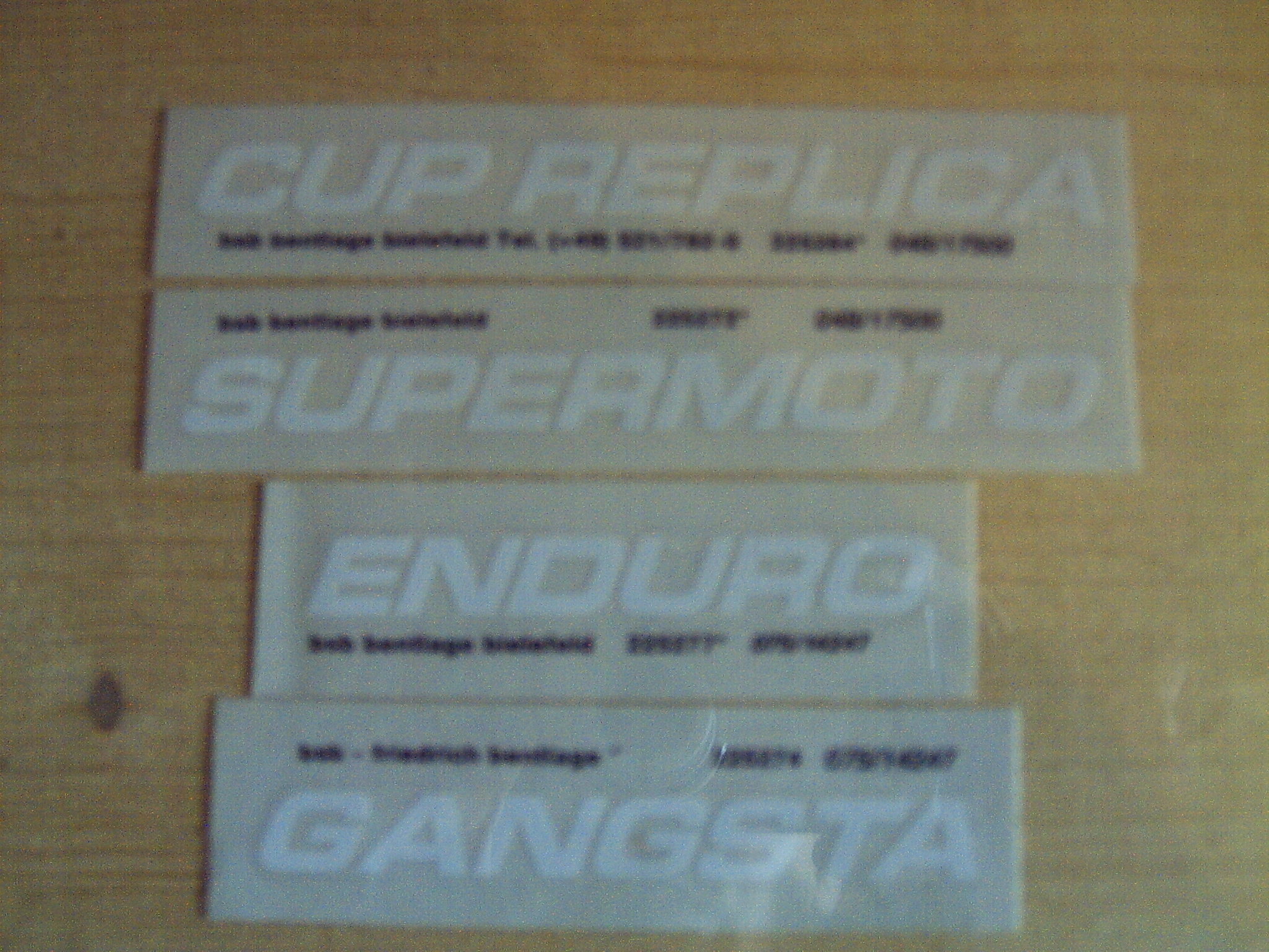 Dekorfolie "Enduro" weiß Dekorfolie "Enduro" weiß